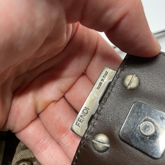 Fendi | Vintage Zucchino Shoulder Bag in Brown FF Monogram Logo - Picture 16 of 17